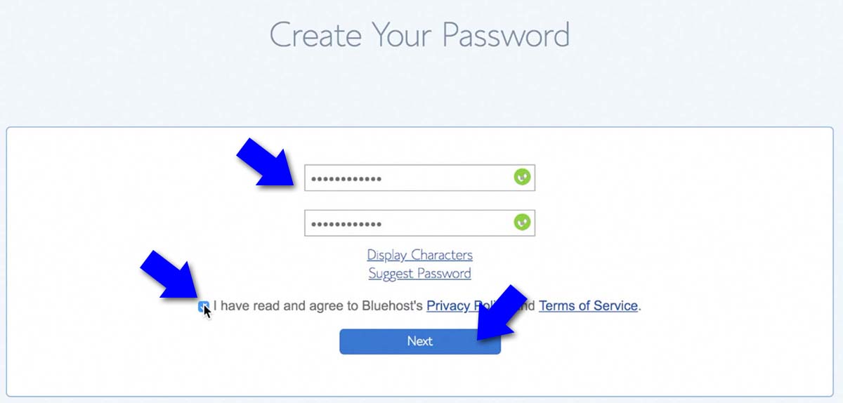 Create Your Password - How To Start A Blog Business And Get Paid